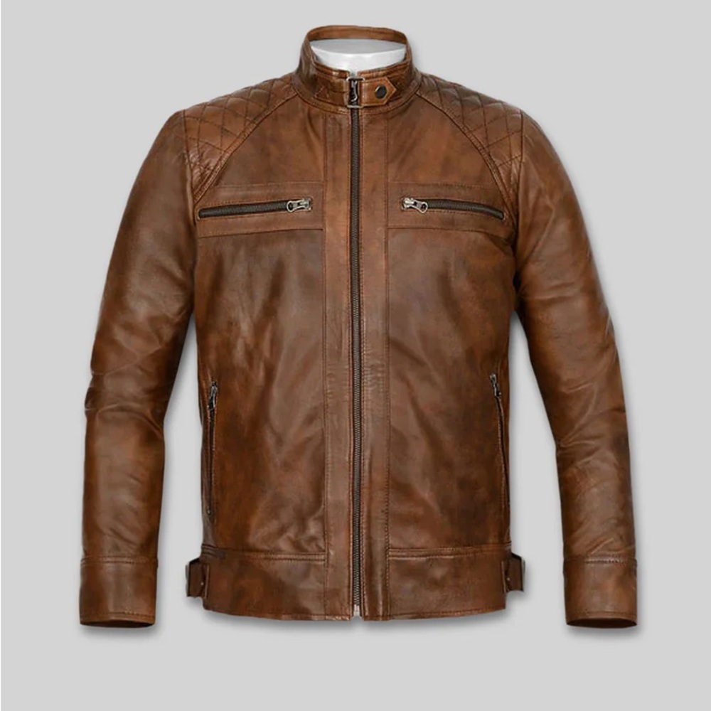 Leather cult SPANISH BROWN LEATHER JACKET